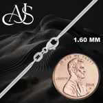 Load image into Gallery viewer, Round Snake 950 Platinum Chain Necklace 1.2mm and 1.6mm Widths