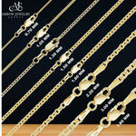 Load image into Gallery viewer, 18K Yellow Solid Gold Heavy Round Cable Bracelet 0.7 - 3.8mm Widths