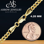 Load image into Gallery viewer, 18K Solid Yellow Gold Rolo Link Bracelet