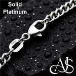 Load image into Gallery viewer, Solid 950 Platinum Curb Cuban Link Bracelet