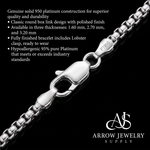 Load image into Gallery viewer, Solid 950 Platinum Round Box Bracelet