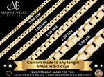 Load image into Gallery viewer, Solid 14K Yellow Gold Venetian Box Chain Necklace Made in any Custom Length