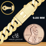 Load image into Gallery viewer, Solid 14K Yellow Gold Handmade Cuban Curb Link Custom Length Chain Necklace
