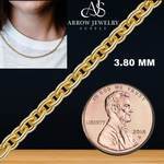 Load image into Gallery viewer, Solid 14K Yellow Gold Heavy Round Custom Length Cable Chain Necklace