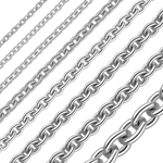 Load image into Gallery viewer, Solid 14K White Gold Heavy Round Cable Link Chain Necklace - Custom Length