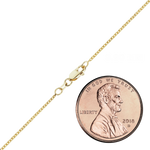 Load image into Gallery viewer, 14K Yellow Gold Heavy Round Cable Link Chain Bracelet Solid Gold Not Plated