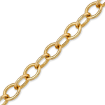 Load image into Gallery viewer, 14K Yellow Gold Light Round Cable Link Chain Bracelet Solid Gold Not Plated