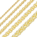 Load image into Gallery viewer, 14K Yellow Gold Wheat Bracelet Solid Gold Spiga Link Not Plated
