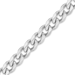 Load image into Gallery viewer, 14K White Gold Cuban Curb Link Chain Bracelet Solid Gold Classic Link