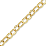 Load image into Gallery viewer, 14K Gold-filled Flat Cable Necklace Not Solid Gold