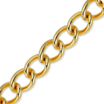 Load image into Gallery viewer, 14K Gold-filled Light Round Curb Link Chain Necklace