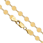 Load image into Gallery viewer, 14K Gold-filled Mirror Disc Link Chain Necklace