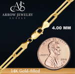 Load image into Gallery viewer, 14K Gold-filled Paperclip Link Cable Chain Necklace