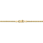 Load image into Gallery viewer, Leslies 14K Yellow Gold 1.75mm Diamond Cut Rope Chain Bracelet Length 7'' inches