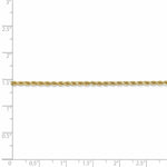 Load image into Gallery viewer, Leslies 14K Yellow Gold 2mm Diamond Cut Rope Chain Necklace Length 24'' inches