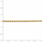 Load image into Gallery viewer, Leslies 14K Yellow Gold 2.75mm Diamond Cut Rope Chain Bracelet Length 8'' inches