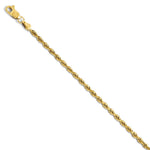 Load image into Gallery viewer, Leslies 14K Yellow Gold 2.75mm Diamond Cut Rope Chain Bracelet Length 8'' inches