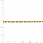 Load image into Gallery viewer, Leslies 14K Yellow Gold 3mm Diamond Cut Rope Chain Bracelet Length 7'' inches