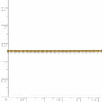 Load image into Gallery viewer, Leslies 14K Yellow Gold 2mm Solid Rope Chain Bracelet Length 7'' inches