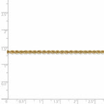 Load image into Gallery viewer, Leslies 14K Yellow Gold 2.5mm Solid Rope Chain Necklace Length 18'' inches