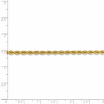 Load image into Gallery viewer, Leslies 14K Yellow Gold 3mm Solid Rope Chain Bracelet Length 7'' inches