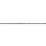 Load image into Gallery viewer, Leslies 14K White Gold 1.75mm Diamond Cut Rope Chain Necklace Length 24'' inches