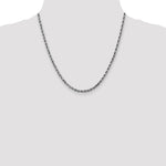 Load image into Gallery viewer, Leslies 14K White Gold 4mm Diamond Cut Rope Chain Necklace Length 20'' inches