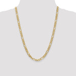 Load image into Gallery viewer, Leslies 14K Yellow Gold 6.25mm Flat Figaro Chain Necklace Length 20'' inches