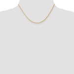 Load image into Gallery viewer, Leslies 14K Yellow Gold 1.3mm Diamond-cut Wheat Chain Necklace Length 16'' inches