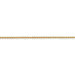 Load image into Gallery viewer, Leslies 14K Yellow Gold 1.3mm Diamond-cut Wheat Chain Necklace Length 16'' inches