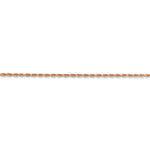 Load image into Gallery viewer, Leslies 14K Rose Gold 1.5mm Diamond Cut Rope Chain Necklace Length 16'' inches