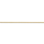 Load image into Gallery viewer, Leslies 14K Yellow Gold V-P Pendant Rope Chain Necklace Length 16'' inches