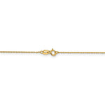 Load image into Gallery viewer, Leslies 14K Yellow Gold V-P Pendant Rope Chain Necklace Length 16'' inches