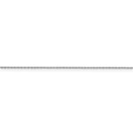 Load image into Gallery viewer, Leslies 14K White Gold Springlock 8R Pendant Rope Necklace Length 16'' inches