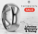 Load image into Gallery viewer, Mens Tungsten Carbide Domed Wedding Ring - Polished Comfort Fit - 2mm 4mm 6mm 7mm 8mm 10mm 12mm Wide - Style name: DOMINUS