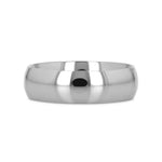 Load image into Gallery viewer, Mens Titanium Domed Wedding Ring - Polished Finish Comfort Fit - 6mm 8mm Wide - Style name: PETERSON