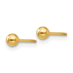 Load image into Gallery viewer, 14K Yellow Gold Polished 3mm Ball Post Earrings