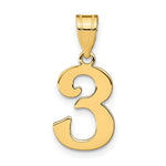 Load image into Gallery viewer, 14K Yellow Gold Polished Number 20 Pendant