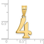 Load image into Gallery viewer, 14K Yellow Gold Polished Number 20 Pendant