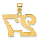 Load image into Gallery viewer, 14K Yellow Gold Polished Number 20 Pendant