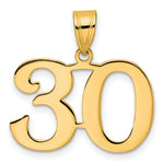 Load image into Gallery viewer, 14K Yellow Gold Polished Number 20 Pendant