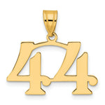 Load image into Gallery viewer, 14K Yellow Gold Polished Number 20 Pendant