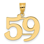 Load image into Gallery viewer, 14K Yellow Gold Polished Number 20 Pendant