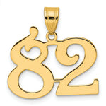Load image into Gallery viewer, 14K Yellow Gold Polished Number 20 Pendant