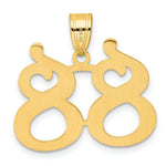 Load image into Gallery viewer, 14K Yellow Gold Polished Number 20 Pendant