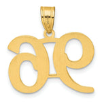 Load image into Gallery viewer, 14K Yellow Gold Polished Number 20 Pendant