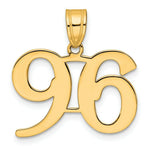 Load image into Gallery viewer, 14K Yellow Gold Polished Number 20 Pendant