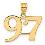 Load image into Gallery viewer, 14K Yellow Gold Polished Number 20 Pendant