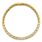 Load image into Gallery viewer, Lab Grown Princess Diamond Tennis Bracelet in 14K White or Yellow Gold for Women - VS1/F and VS2-SI1/G Clarity Color