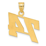 Load image into Gallery viewer, 14K Yellow Gold Polished Block Number Pendant